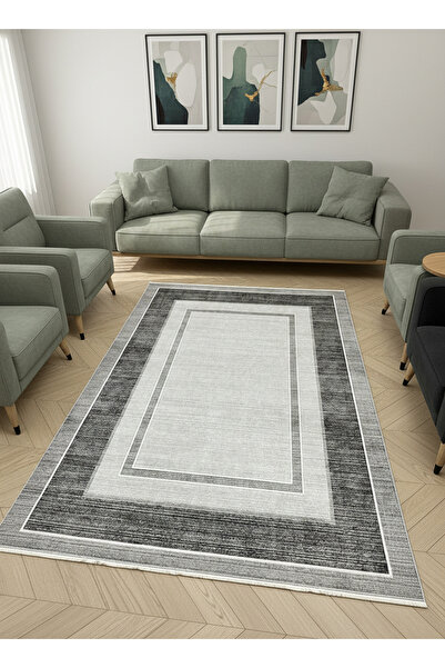 ALLGELSİN lavabil antialunecare imprimare digitală Gri, Albastru și diferite ...