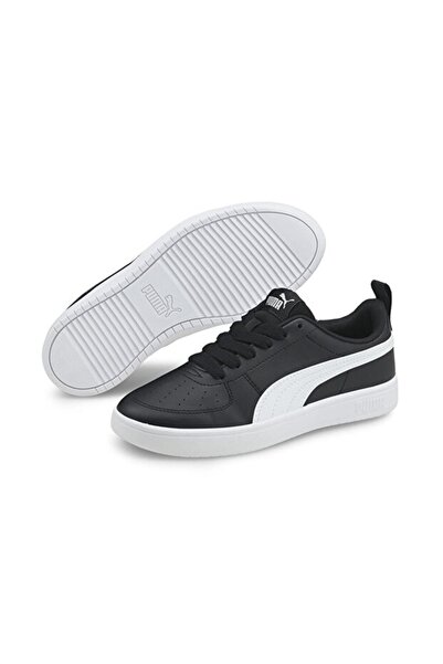 Puma Rickie Jr Çocuk Spor Ayakkabı 384311-11 Black-White