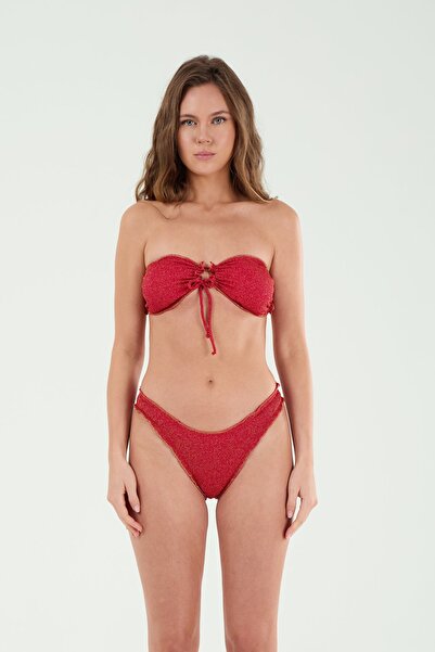 Louren B21009 Sim Detaylı Straplez Bikini Takım