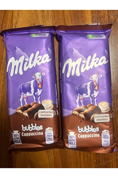Milka çikolata bubbles cappuchino aromalı ( 2 adet)