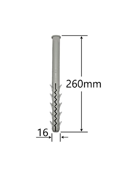 Gray Square Diblu 16x260mm Cu Surub - 25buc/cutie