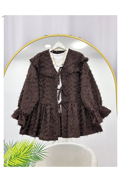 YEDİLALE Front-Tie Jacket with Tassel Details [Only the Jacket Is Included in...