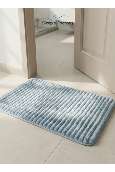 Sleep x Factory Memory Foam Bath Mat 46×70 cm – Ultra Soft Absorbent Bathroom...
