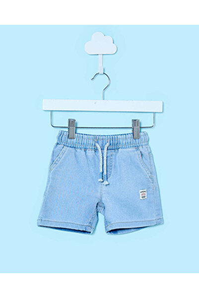 REDTAG شورت جينز أزرق سهل الارتداء للأولاد الرضع