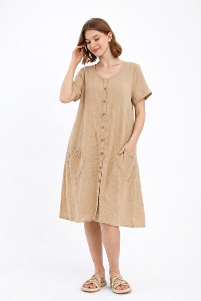 Heaven Ephesus Γυναικείο Φόρεμα - Μουσελίνα Yaren (battal) Φόρεμα - 3030