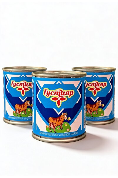 Gustiyar 3 Adet 370 Gr Moloko(sgushonka) condensed milk