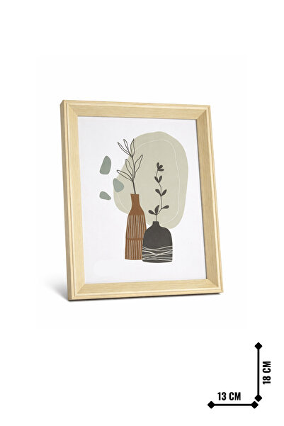 BYTA Leather n edge frame cream 13x18 cm