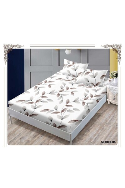 Barigo Plain and patterned microfiber soft bed sheets, single size, 2 pieces