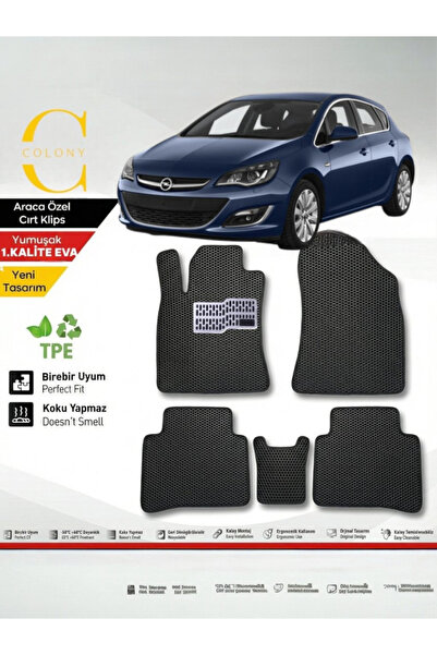 COLONY Opel Astra J Hücreli Premium 1.Kalite Eva Paspas Seti Paspas Takımı & ...