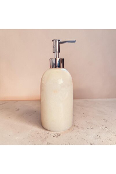 Doğal Mermer Sıvı Sabunluk | Banyo & Mutfak için Şık Dispenser