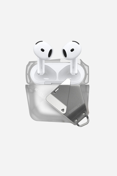 Aulumu AirPods 4 Compatible Geometric Patterned Case with Locking Mechanism a...