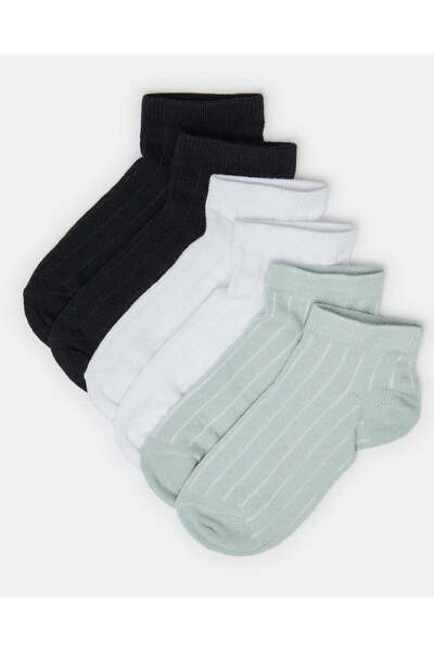 REDTAG Boys Assorted 3 Pairs Ankle Length Socks
