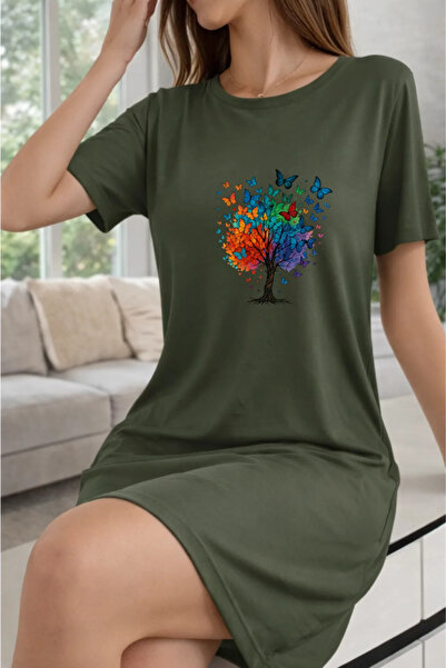 HOFFNUNG Tricou unisex cu mânecă scurtă, guler rotund, cu imprimeu fluture și...