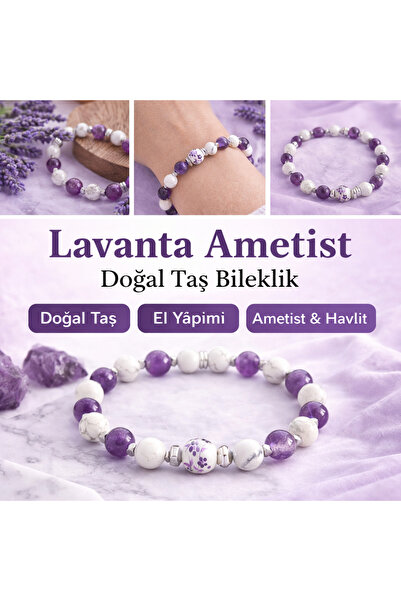 Home سوار من الحجر الطبيعي الأميثيست والهافليت