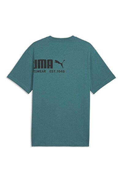 Puma Sport Graphic Tee 692169 Tişört Erkek T-Shirt YEŞİL
