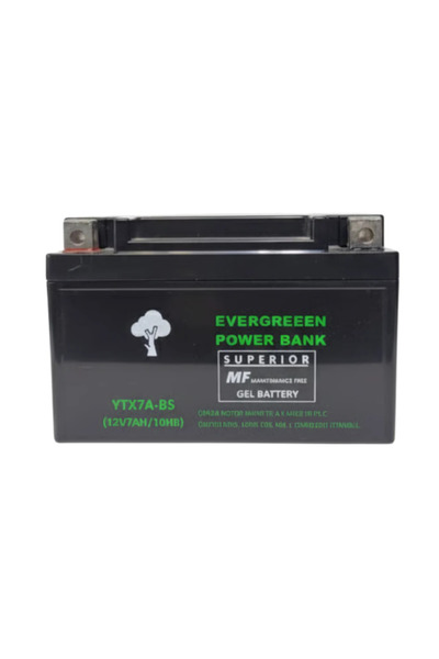 Arzu / Monero Evergreen YTX7A-BS Scooter Akü (12V7AH)