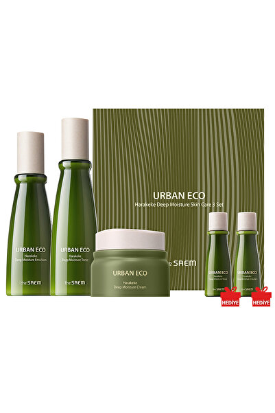 THE SAEM The Saem Urban Eco Harakeke Deep Moisture Skin Care Set / Vegan Yoğu...