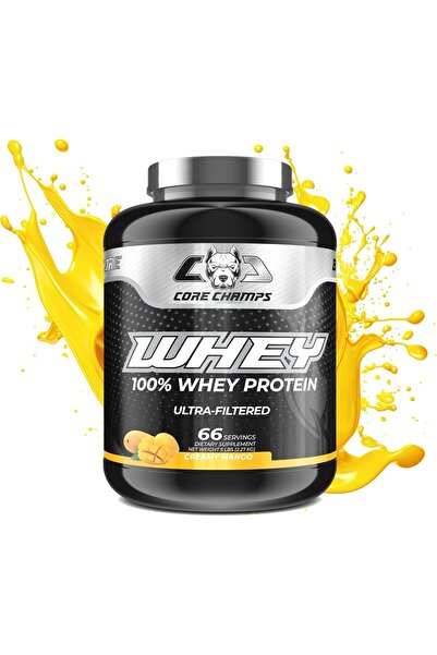 Core Champs 100% Whey Protein 5lb MANGO | 66 Servings | 25g Protein