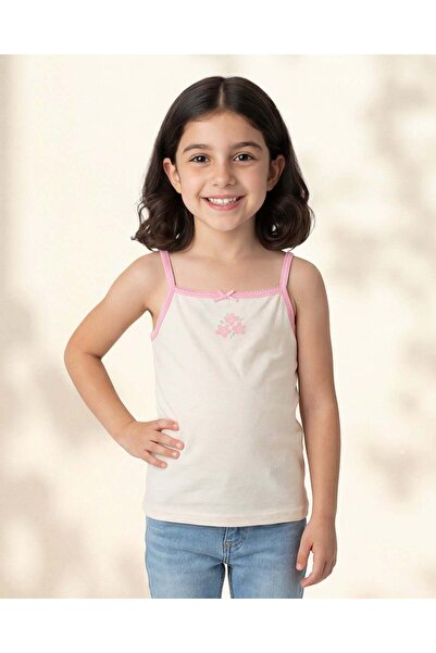 REDTAG Girls Assorted Printed Cami Vest Set (Pack of 2)