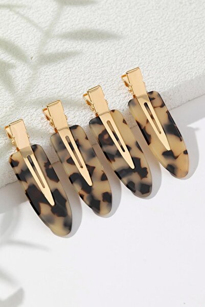 New Obsessions Set de 4 catarame cu cleme care nu lasă urme, cu model carapac...