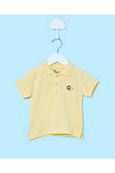 REDTAG Infant Boys Yellow Polo T-Shirt