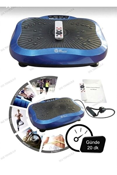 SGE TECHNOLOGY BLUE HIGH VIBRATION PROGRAMMED CONTROLLED EXERCISE AND CONDITIONING DEVICE SHAPING S