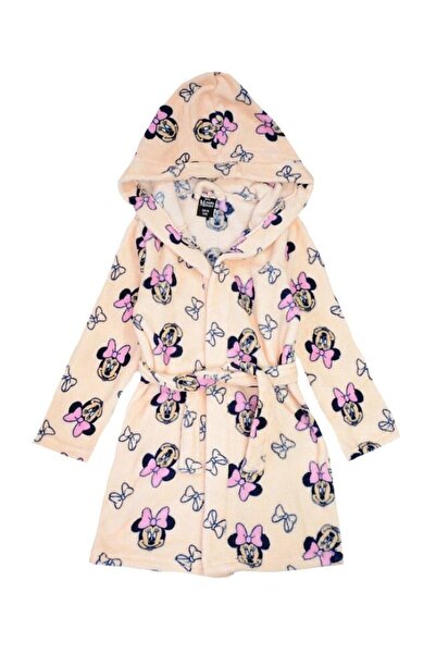 Minnie Mouse Halat de baie, poliester, Minnie Mouse, crem