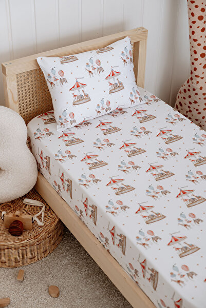 Lollie Baby&Kids Single , Children's Fitted Sheet Set, 100% Cotton Satin - Ca...