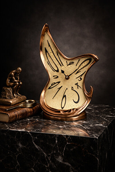 Veronese Design Artnouveau Salvodar Dali tarzı eriyen Masa Saati