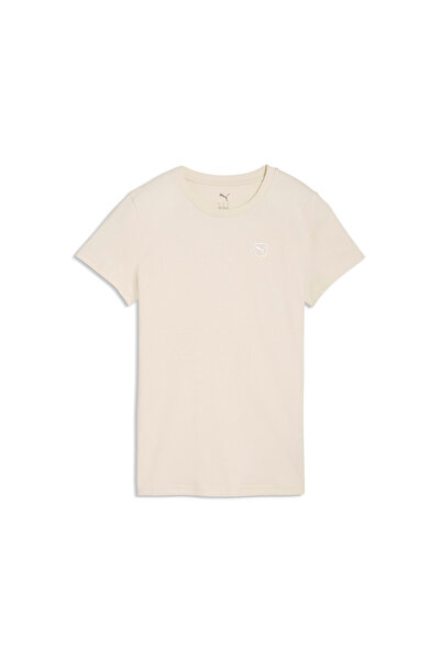 Puma تي شيرت نسائي كريمي من إيسنشيال إيليفيتيد (695708-87)