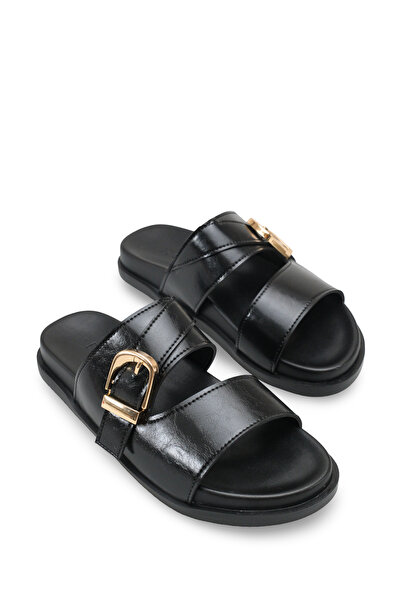 Riccon Women's Slipper 0012165 Black Rustic