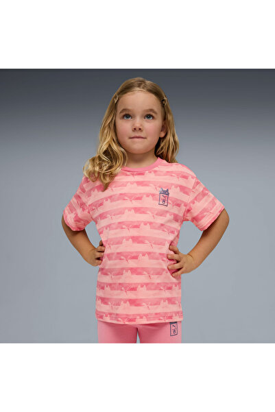 Puma X Gabbys Dollhouse Çocuk Pembe Tişört (634927-25)