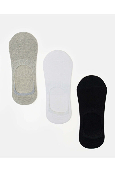 REDTAG Men Assorted 3-Pack Invisible Socks