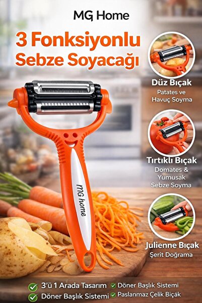 VENON 1 Piece ❤️   3-in-1 Peeler ❤️   Multifunctional Kitchen Peeler ❤️ Julie...