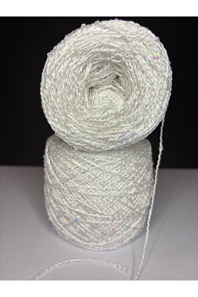 Ana&Kuzusu İplik Bumbac alb viscoză , paiete multicolore (de vară, de tranziț...