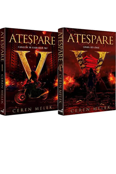 İndigo Kitap Ateşpare 1 Ciltli Canavar mı Kahraman mı? ve Ateşpare 4,5 Ciltli...