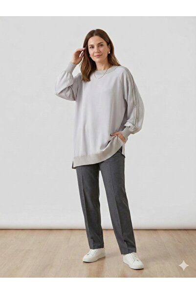 centilmen Ghi̇sa Tunic with Elastic Detail on Sleeves and Waist 4321
