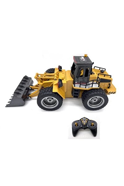 Huina Buldozer cu telecomandă, găleată și cabină metalice, 9 funcții, scară 1...