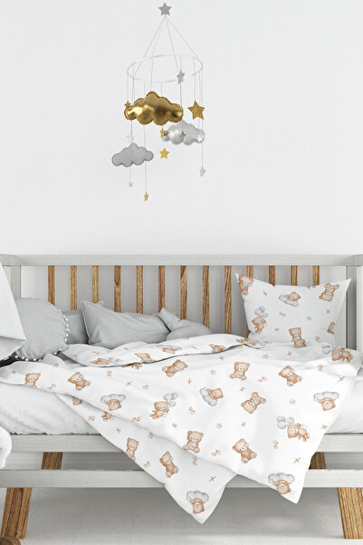 Wheeppo %100 Pamuk Teddy Çarşafsız Ranforce Nevresim Seti