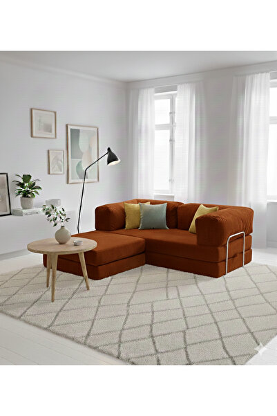 DECHOME 180X180 Köşe Takımı | Modern Fitilli Kadife | Köşe Koltuk | Modüler K...