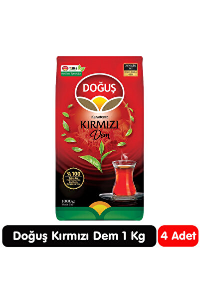 Doğuş Kırmızı Dem Çay 1 Kg 4 Paket