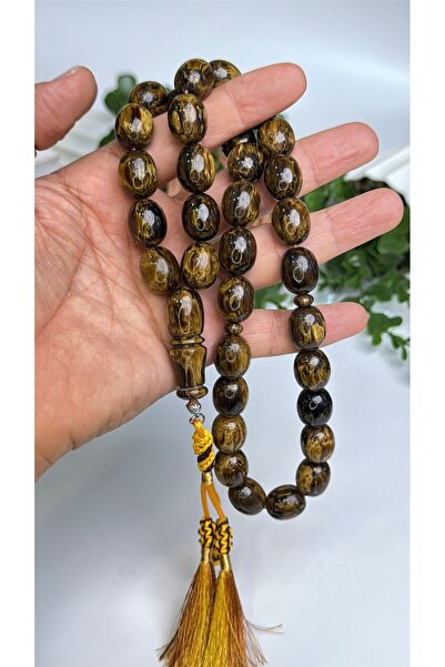 vevasilver سبحة من العنبر المدبوغ، قطن خرزة، صناعة يدوية فاخرة