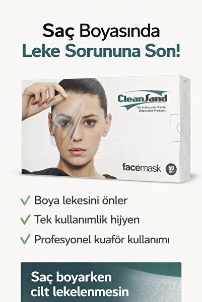 GROVİNG HAİR Cleansand Forehead Protection Tape 50 Pieces |   Hair Dye Anti-S...