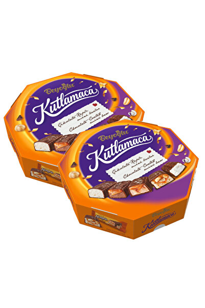 Beyoğlu Kutlamaca Çikolata Kaplı Mini Barlar 450 Gr x 2 Adet