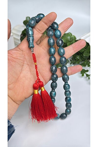 vevasilver Damar Geçişli Sıkma Kehirmen Prayer Beads, Cotton Tassels, Master Craftsmanship