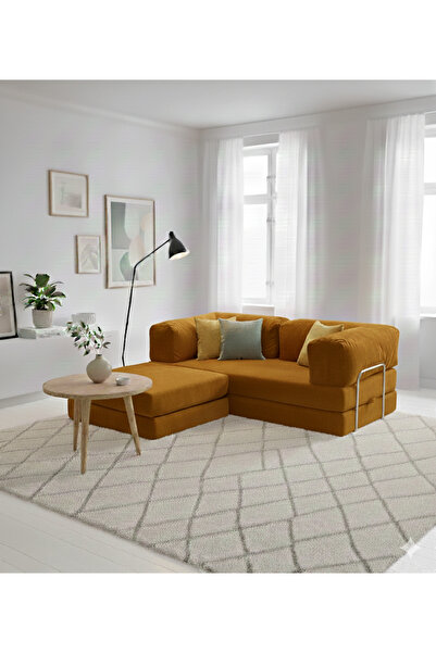 DECHOME 180X180 Köşe Takımı | Modern Fitilli Kadife | Köşe Koltuk | Modüler K...