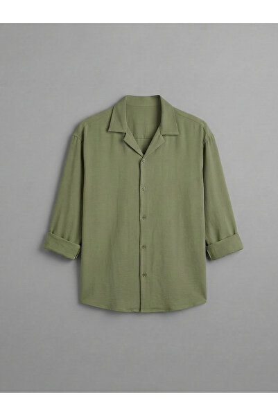 kastrioti Aerobin Look Oversized Shirts in Linen Fabrics