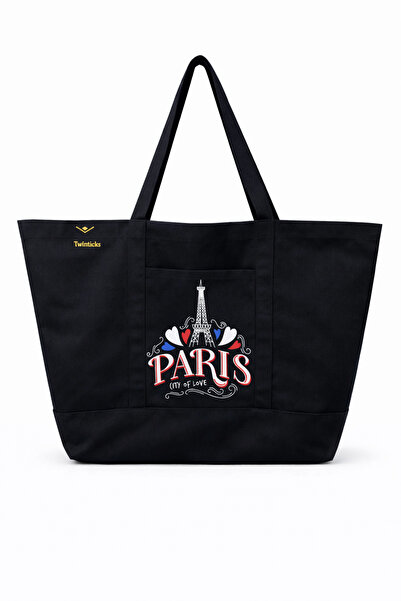 TWINTICKS Kanvas Paris Printed Sports & Yoga Bag Si – Large Volume, Durable, ...