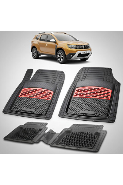 TEAMCAR Covorase Dacia Duster Compatibile II SUV 2017-2025 | Red
