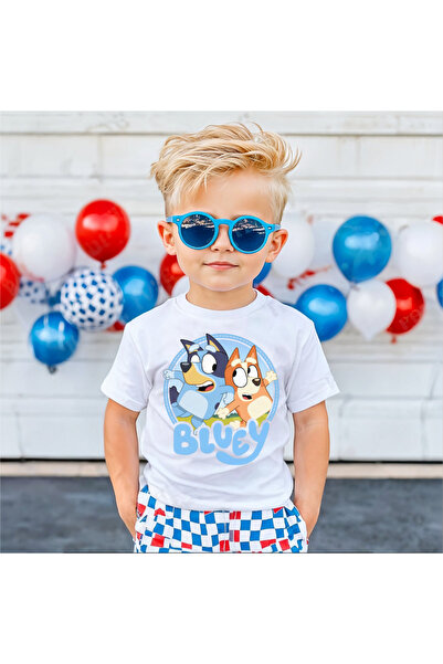 Kartier Tricou Copil Alb Bluey